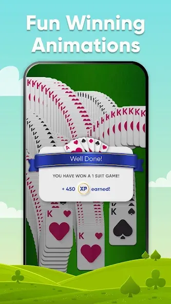 Spider Solitaire [MOD: безлимитные подсказки и отмены ходов] Screenshot 4