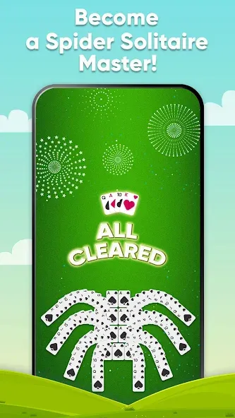Spider Solitaire [MOD: безлимитные подсказки и отмены ходов] Screenshot 5