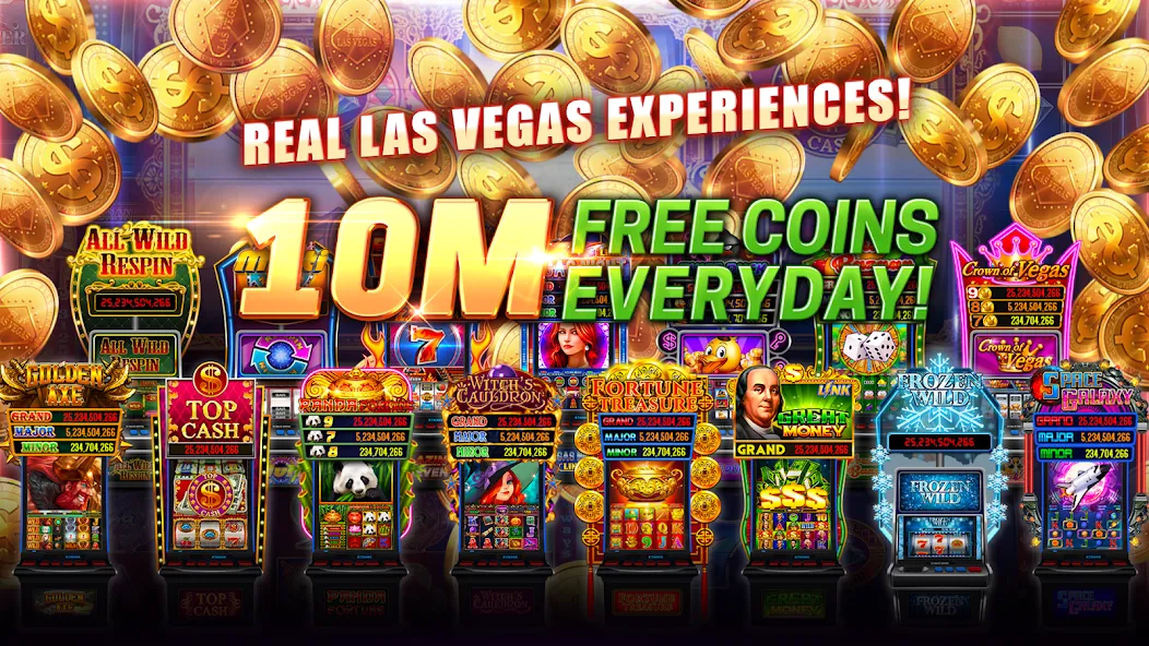 Play Las Vegas - Casino Slots [MOD: безлимитные монеты и открыты все слоты] Screenshot 1