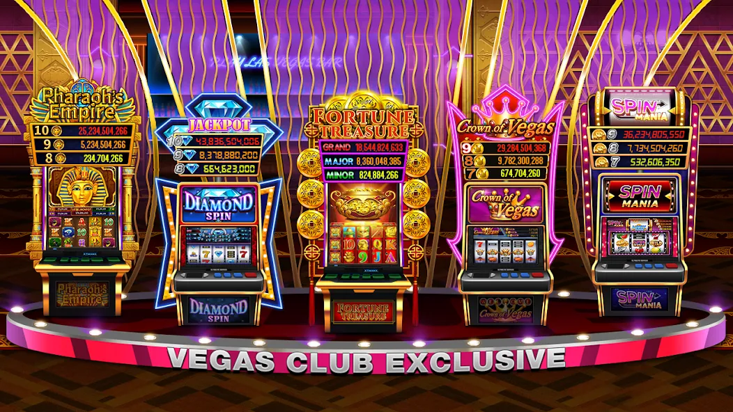 Play Las Vegas - Casino Slots [MOD: безлимитные монеты и открыты все слоты] Screenshot 2