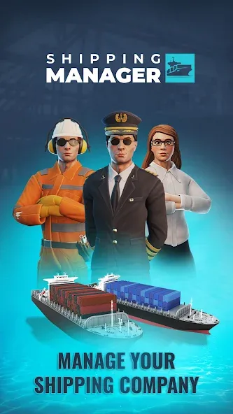 Shipping Manager - 2024 [MOD: безлимитные деньги и топливо] Screenshot 1
