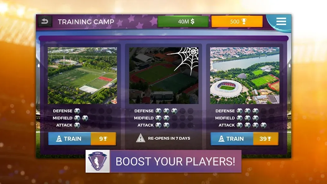 WSM - Women's Soccer Manager [MOD: безлимитные деньги и ресурсы] Screenshot 3