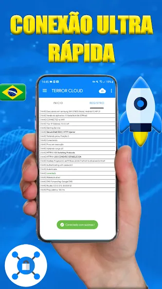 TERROR CLOUD - (INTERNET VPN] [MOD: быстрый vpn и безопасный интернет] Screenshot 3