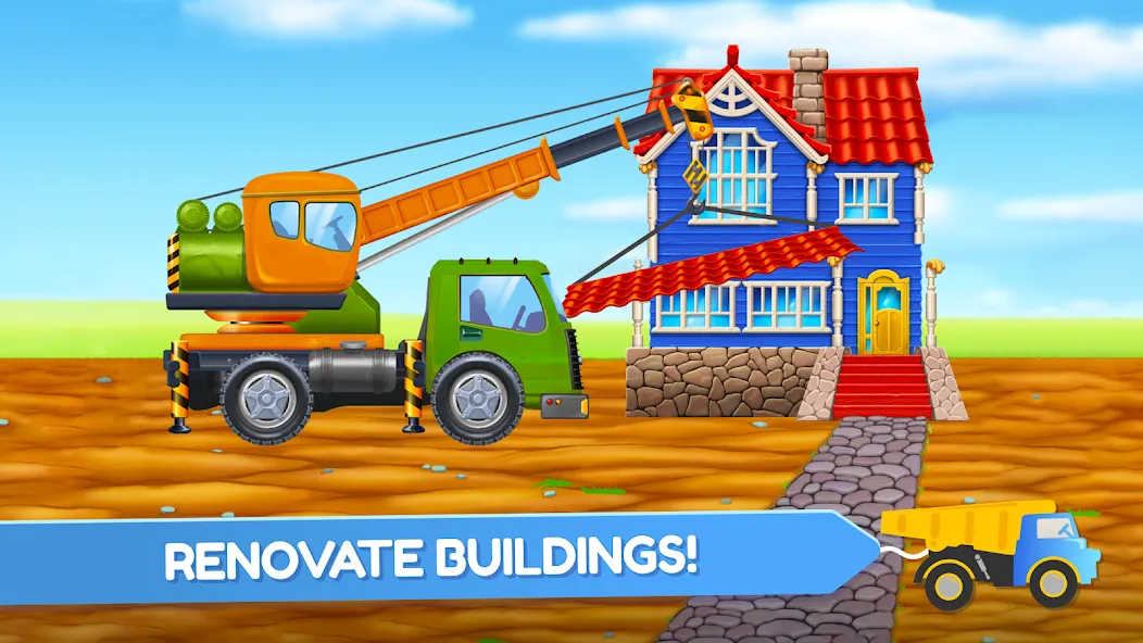 Build a House: Building Trucks [MOD: безлимитные деньги и все машины] Screenshot 2