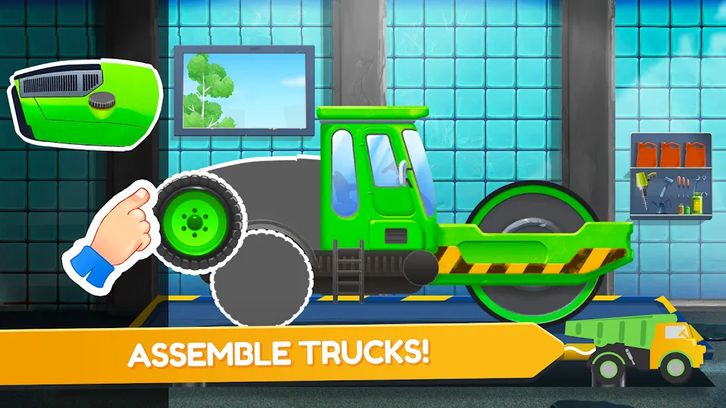 Build a House: Building Trucks [MOD: безлимитные деньги и все машины] Screenshot 3