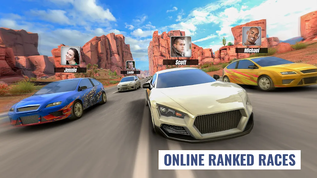 Racing Clash [MOD: безлимитные деньги и топливо] Screenshot 5