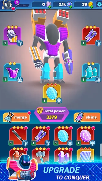 Mechangelion - Robot Fighting [MOD: безлимитные деньги и усиленные роботы] Screenshot 4