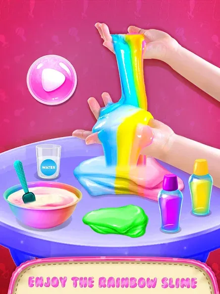 Make Fluffy Slime Maker Game [MOD: без рекламы и все слаймы открыты] Screenshot 1