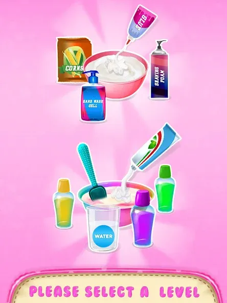Make Fluffy Slime Maker Game [MOD: без рекламы и все слаймы открыты] Screenshot 5