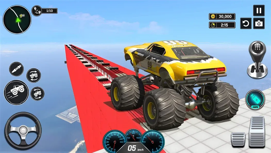 Monster Truck Games- Car Games [MOD: безлимитные деньги и все машины] Screenshot 3