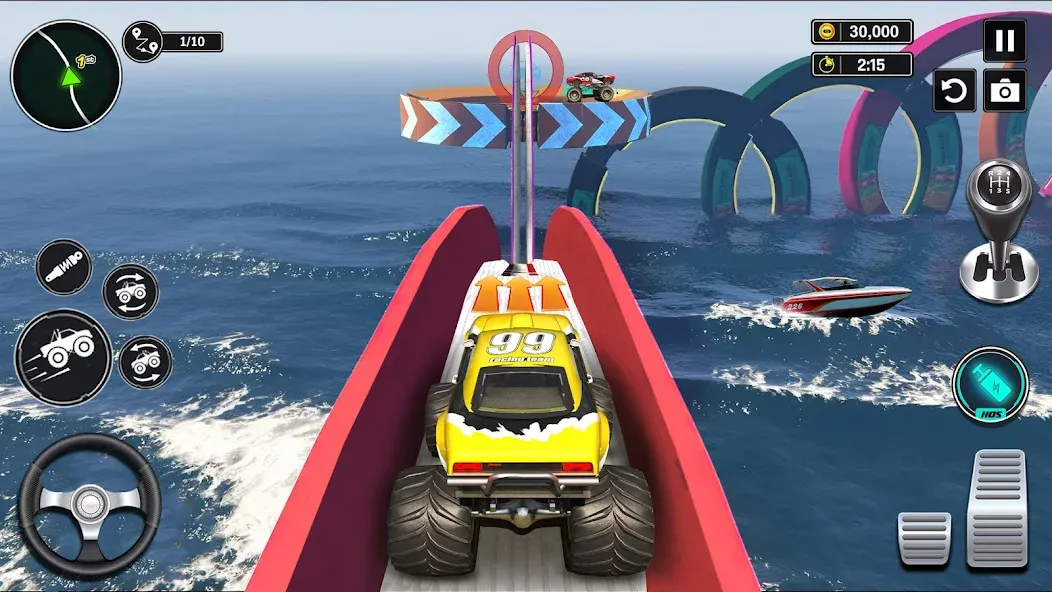 Monster Truck Games- Car Games [MOD: безлимитные деньги и все машины] Screenshot 4
