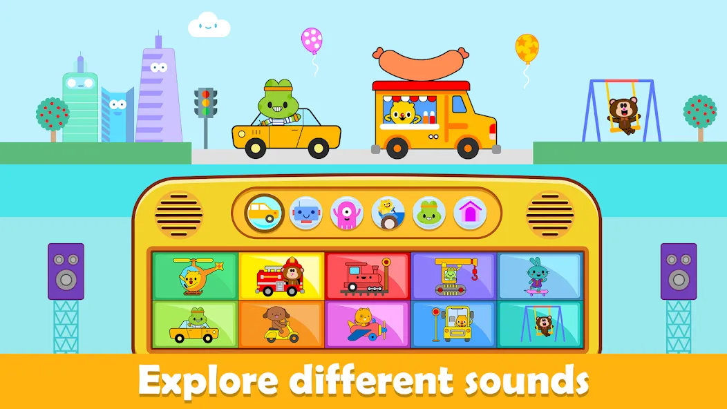 Baby Piano Kids Music Games [MOD: разблокирована вся детская музыка] Screenshot 2