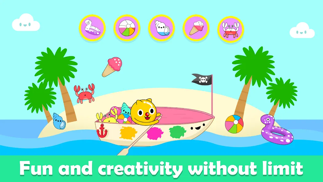 Baby Piano Kids Music Games [MOD: разблокирована вся детская музыка] Screenshot 4