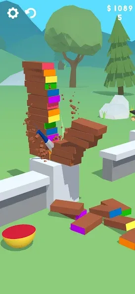 Slice It All! [MOD: без рекламы и все уровни открыты] Screenshot 4