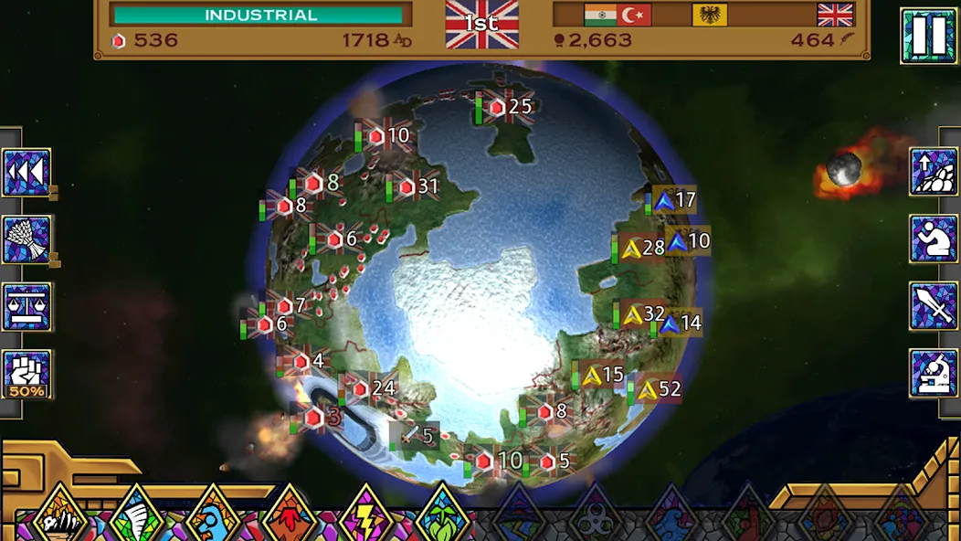 Rapture - World Conquest [MOD: безлимитные ресурсы и мировое господство] Screenshot 1