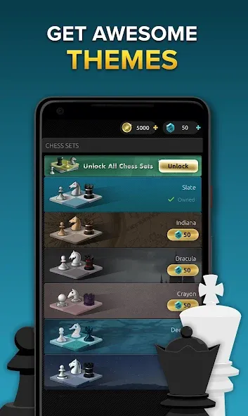 Chess Stars Multiplayer Online [MOD: без рекламы и все фигуры открыты] Screenshot 4