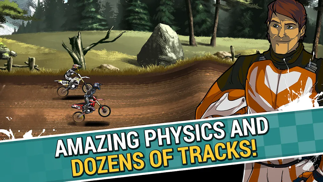 Mad Skills Motocross 2 [MOD: безлимитные деньги и топливо] Screenshot 1