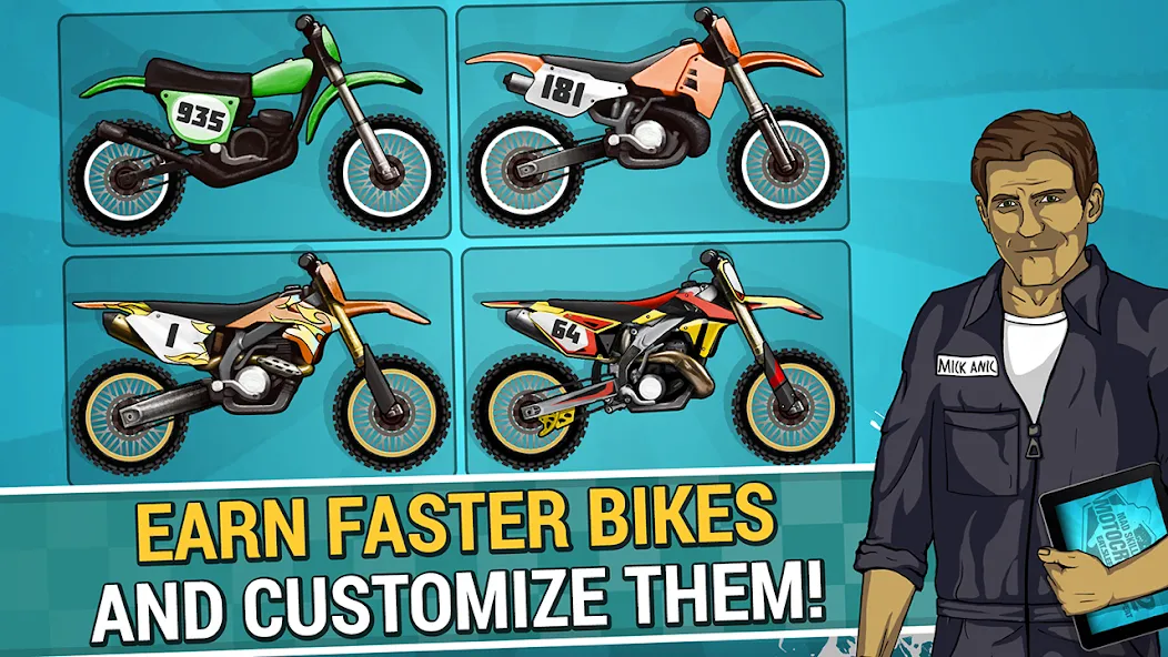Mad Skills Motocross 2 [MOD: безлимитные деньги и топливо] Screenshot 2