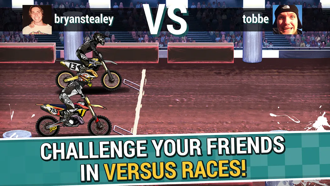 Mad Skills Motocross 2 [MOD: безлимитные деньги и топливо] Screenshot 3