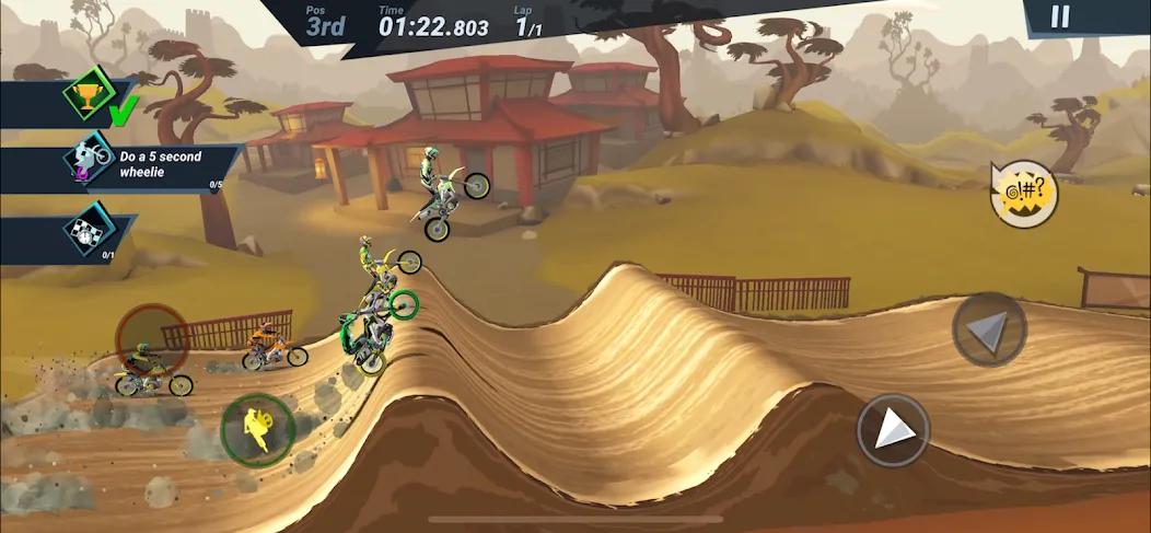 Mad Skills Motocross 3 [MOD: безлимитные деньги и топливо] Screenshot 1