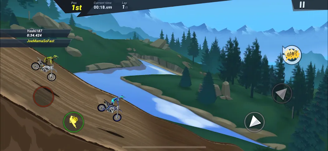 Mad Skills Motocross 3 [MOD: безлимитные деньги и топливо] Screenshot 3