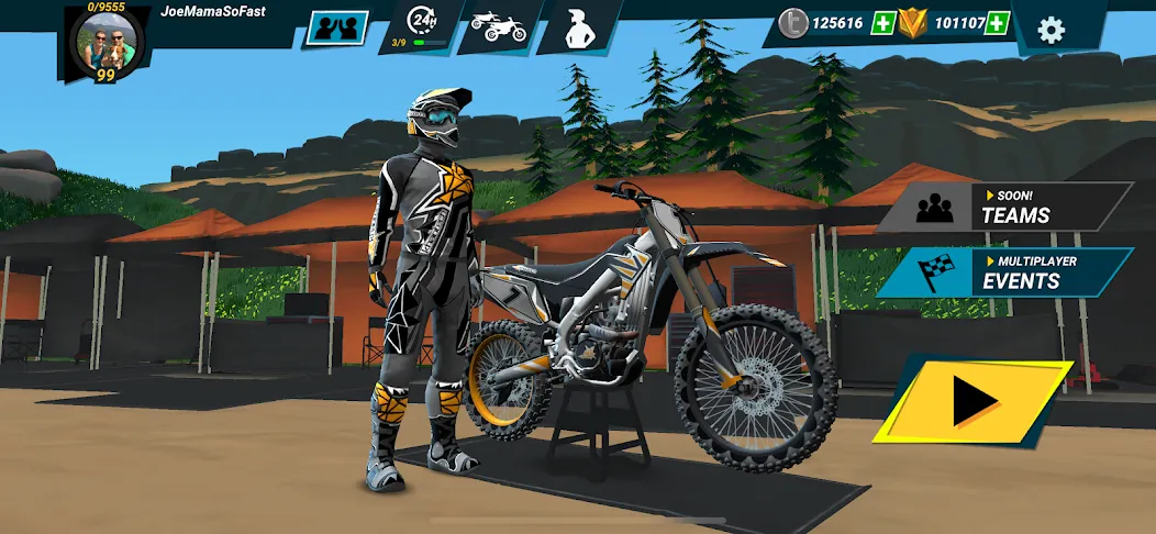 Mad Skills Motocross 3 [MOD: безлимитные деньги и топливо] Screenshot 4