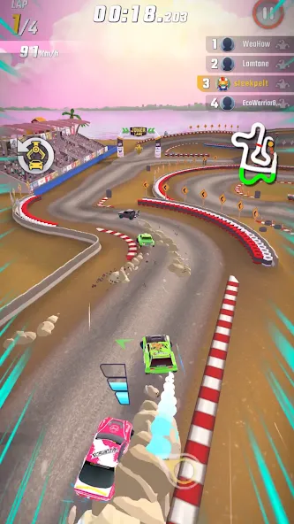 Rally Clash - Car Racing Game [MOD: безлимитные деньги и все машины открыты] Screenshot 1