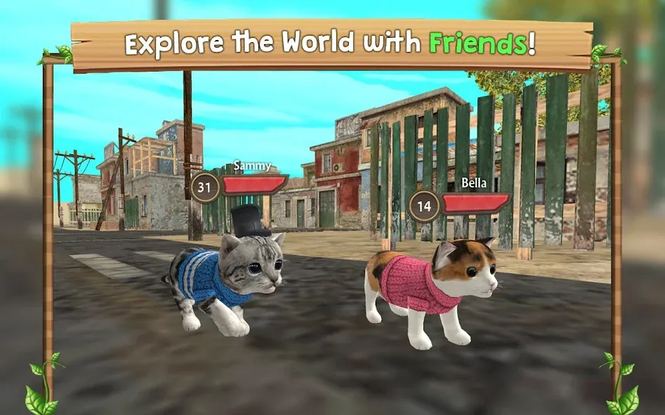 Cat Sim Online: Play with Cats [MOD: безлимитные монеты и все коты открыты] Screenshot 4