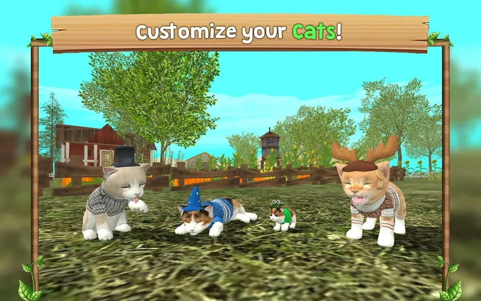 Cat Sim Online: Play with Cats [MOD: безлимитные монеты и все коты открыты] Screenshot 5