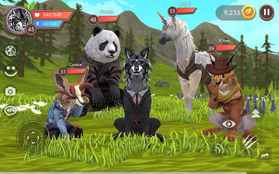 WildCraft: Animal Sim Online [MOD: безлимитные монеты и открытые скины] Screenshot 5