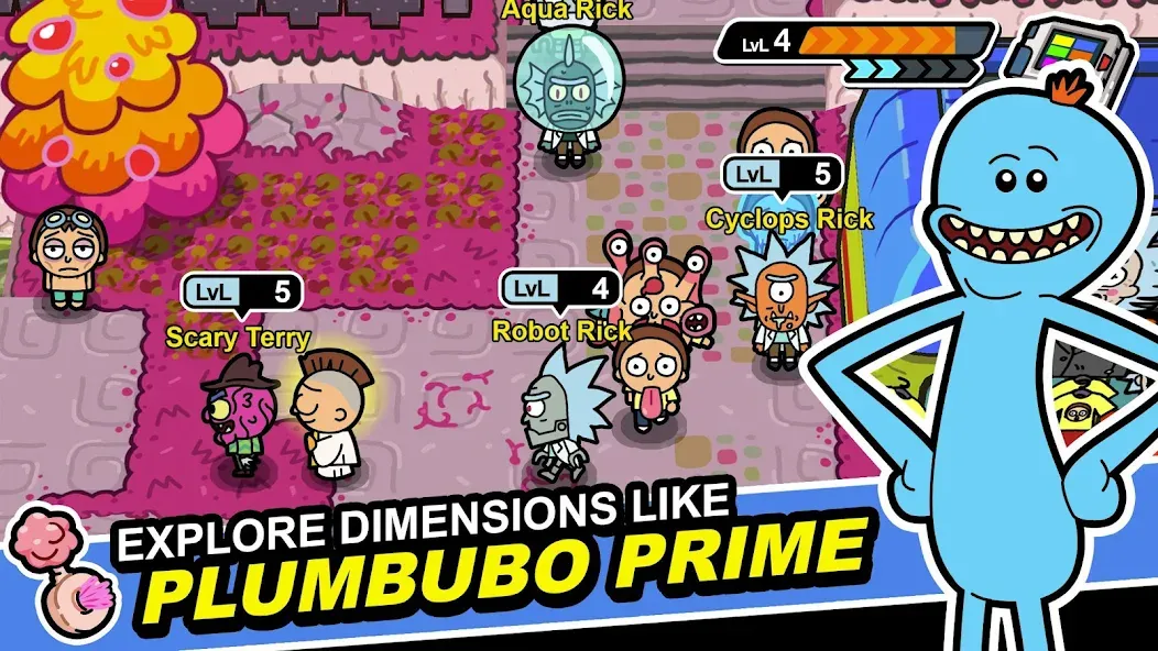 Rick and Morty: Pocket Mortys [MOD: безлимитные деньги и все персонажи] Screenshot 5