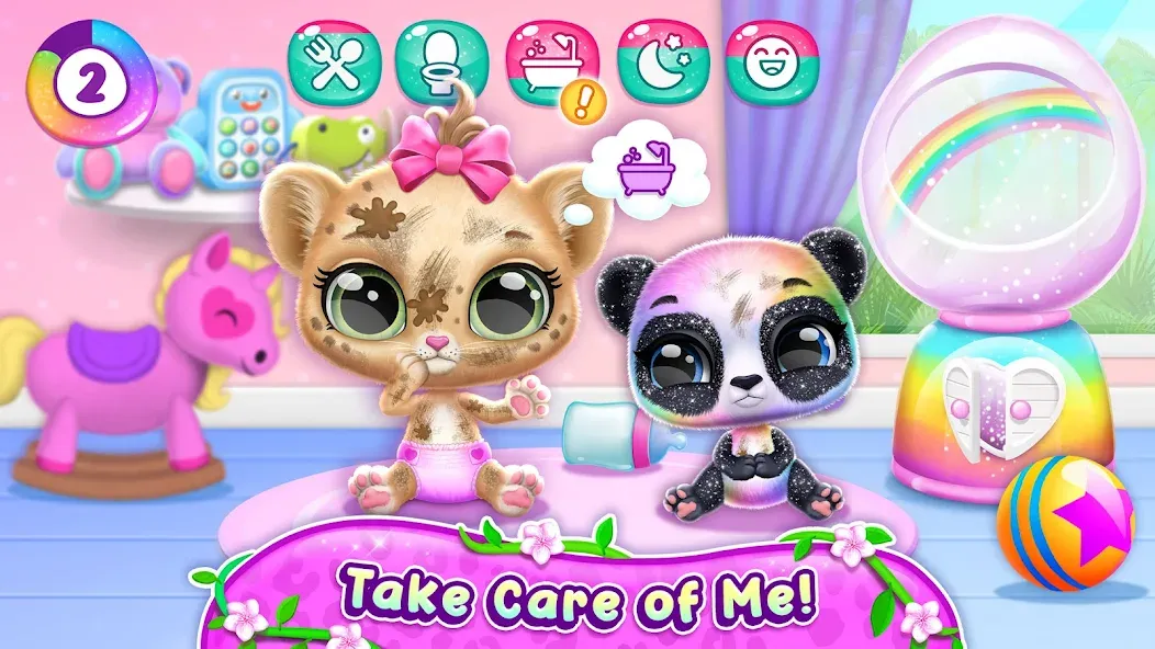 Amy Care - My Leopard Baby [MOD: безлимитные монеты и все предметы открыты] Screenshot 4
