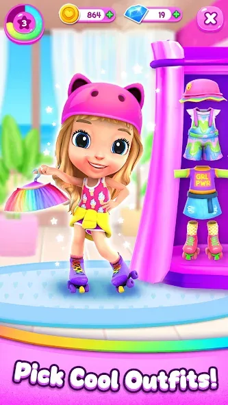 Cutie Care - Sweet Babysitter [MOD: безлимитные монеты и все предметы] Screenshot 4
