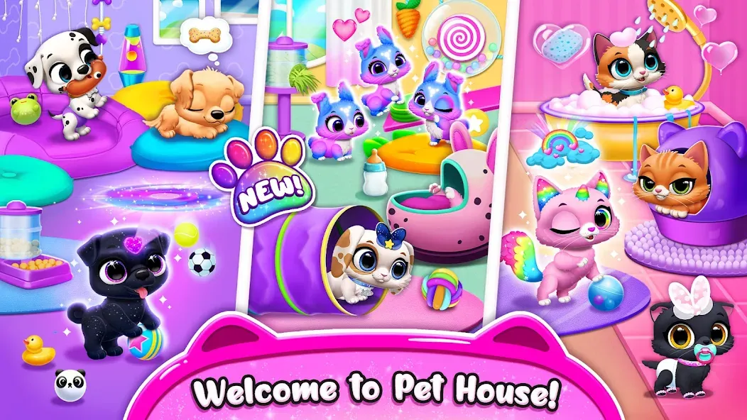 Floof - My Pet House [MOD: безлимитные монеты и все питомцы] Screenshot 4