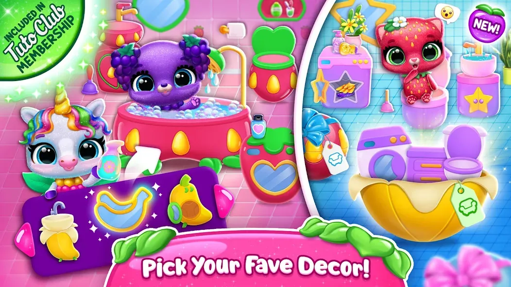 Fruitsies - Pet Friends [MOD: безлимитные монеты и все питомцы] Screenshot 1