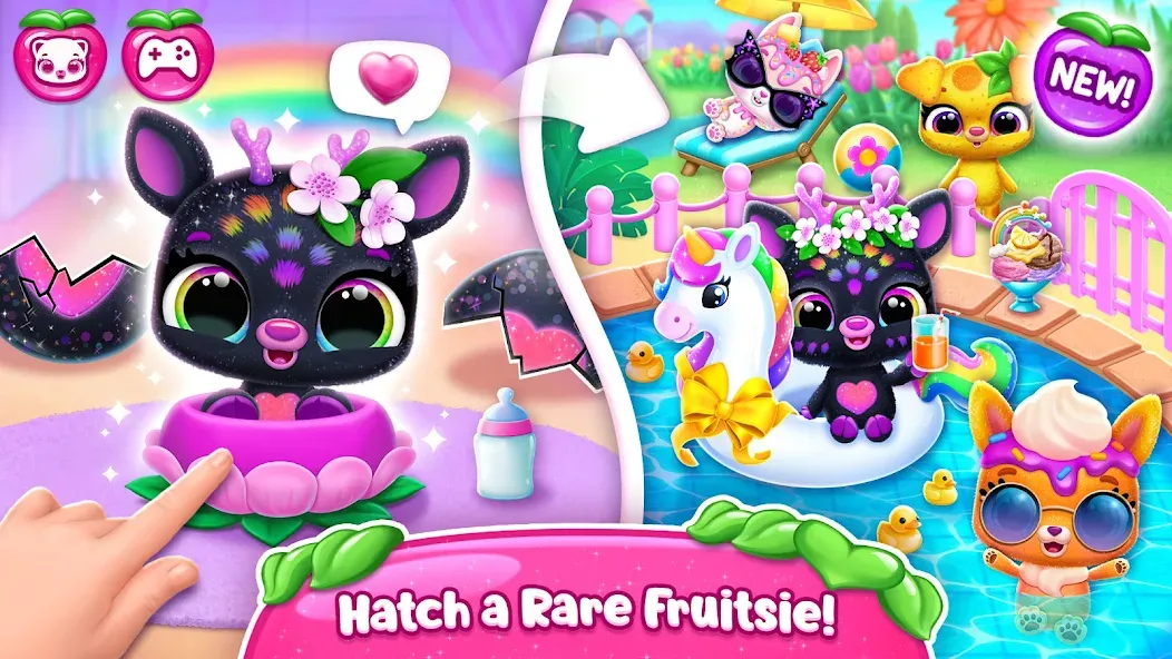Fruitsies - Pet Friends [MOD: безлимитные монеты и все питомцы] Screenshot 2