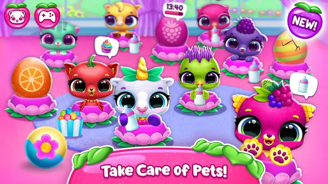 Fruitsies - Pet Friends [MOD: безлимитные монеты и все питомцы] Screenshot 4
