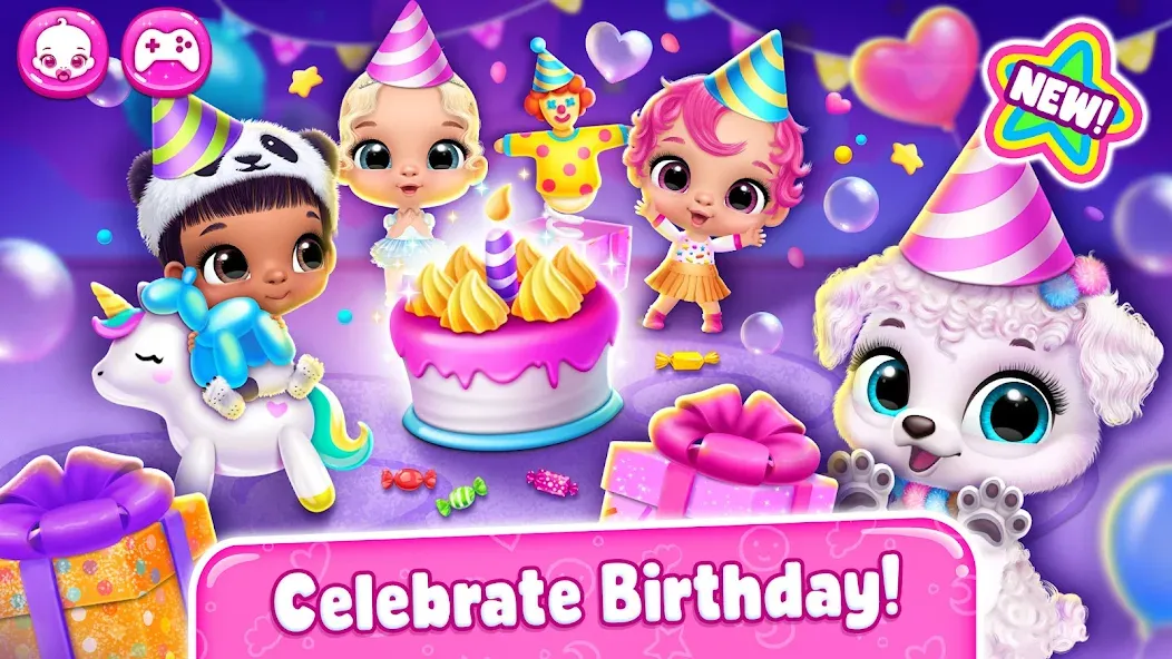 Giggle Babies - Toddler Care [MOD: безлимитные монеты и все малыши открыты] Screenshot 3