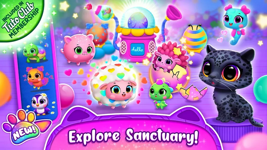 Jungle Floof - Island Pet Care [MOD: безлимитные монеты и все питомцы] Screenshot 1