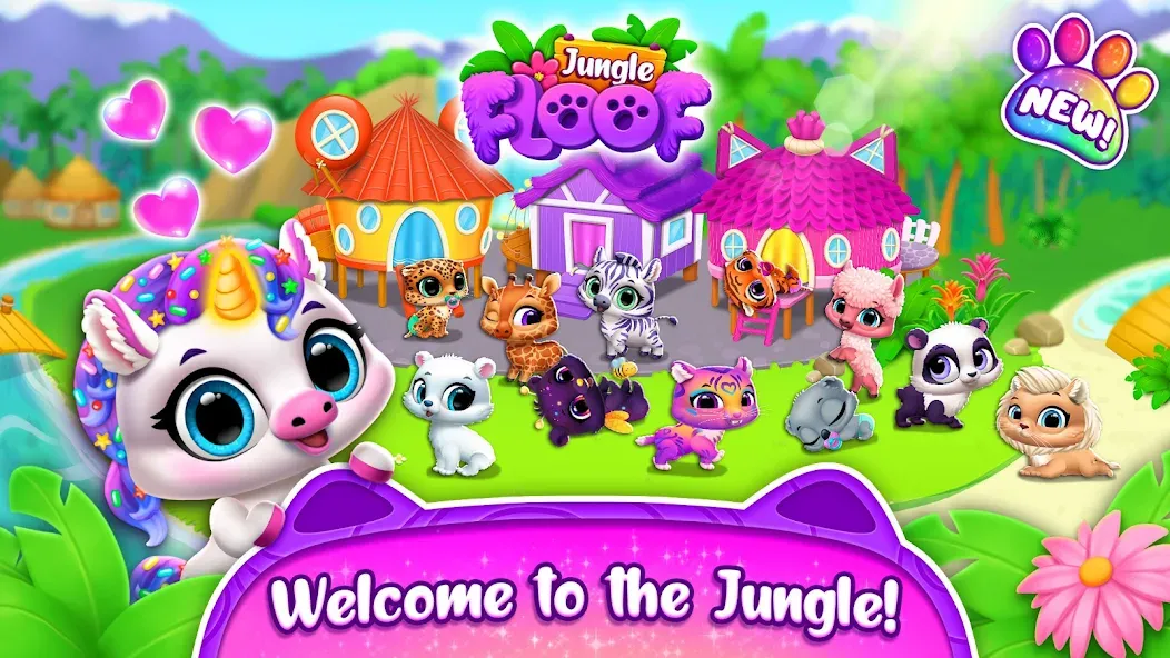 Jungle Floof - Island Pet Care [MOD: безлимитные монеты и все питомцы] Screenshot 4