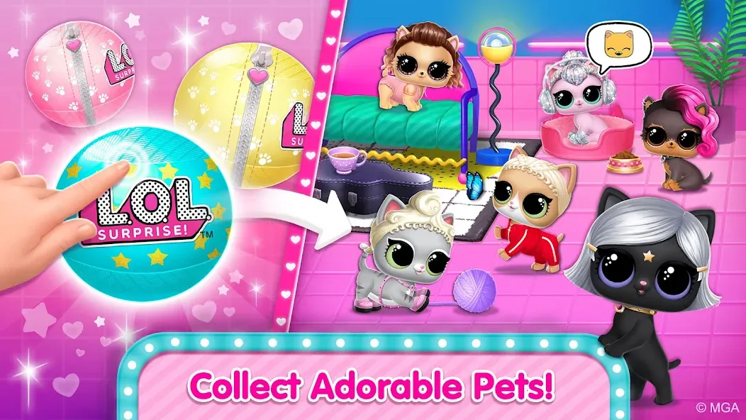 L.O.L. Surprise! Disco House [MOD: безлимитные монеты и разблокированы все комнаты] Screenshot 3