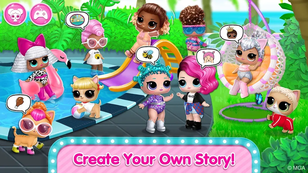 L.O.L. Surprise! Disco House [MOD: безлимитные монеты и разблокированы все комнаты] Screenshot 5