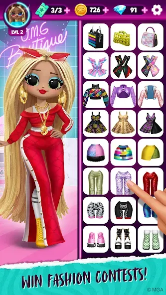 LOL Surprise! OMG Fashion Club [MOD: разблокированы все наряды и аксессуары] Screenshot 3