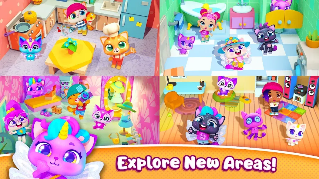 Pocket Town - Animal World [MOD: много денег и ресурсов] Screenshot 5