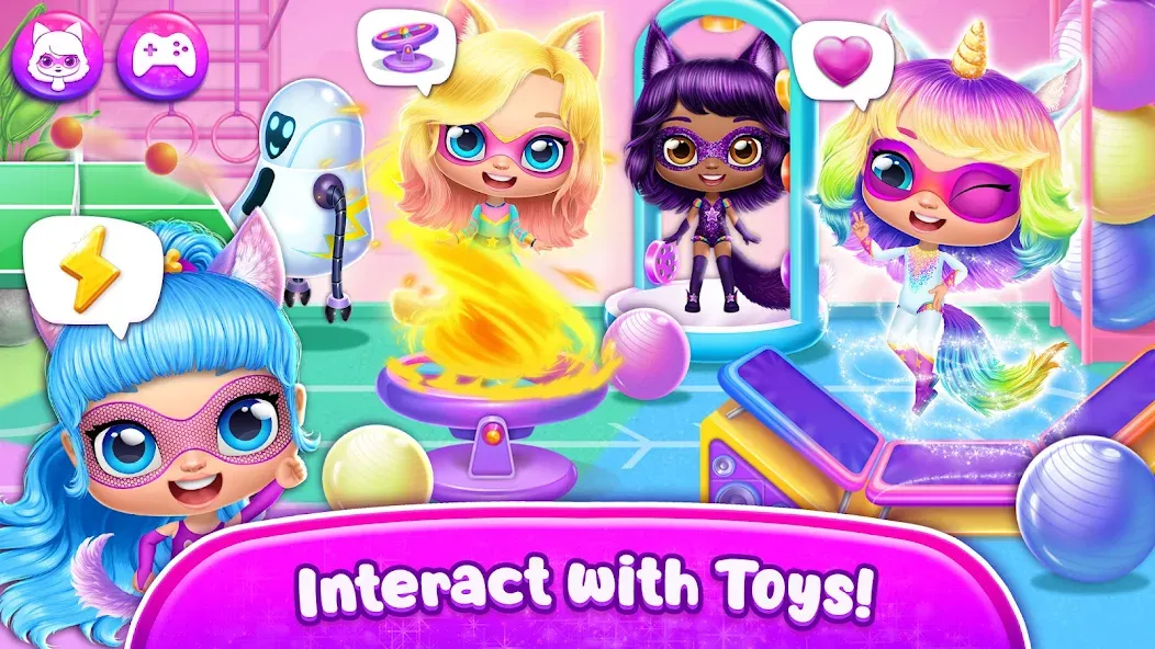 Power Girls - Fantastic Heroes [MOD: безлимитные деньги и все герои] Screenshot 4