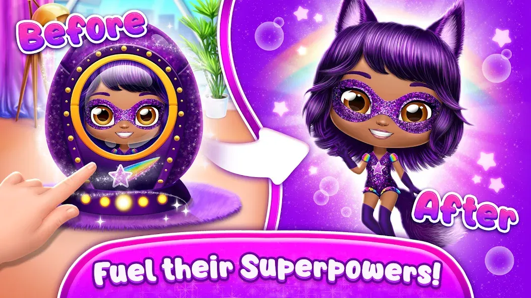 Power Girls - Fantastic Heroes [MOD: безлимитные деньги и все герои] Screenshot 5