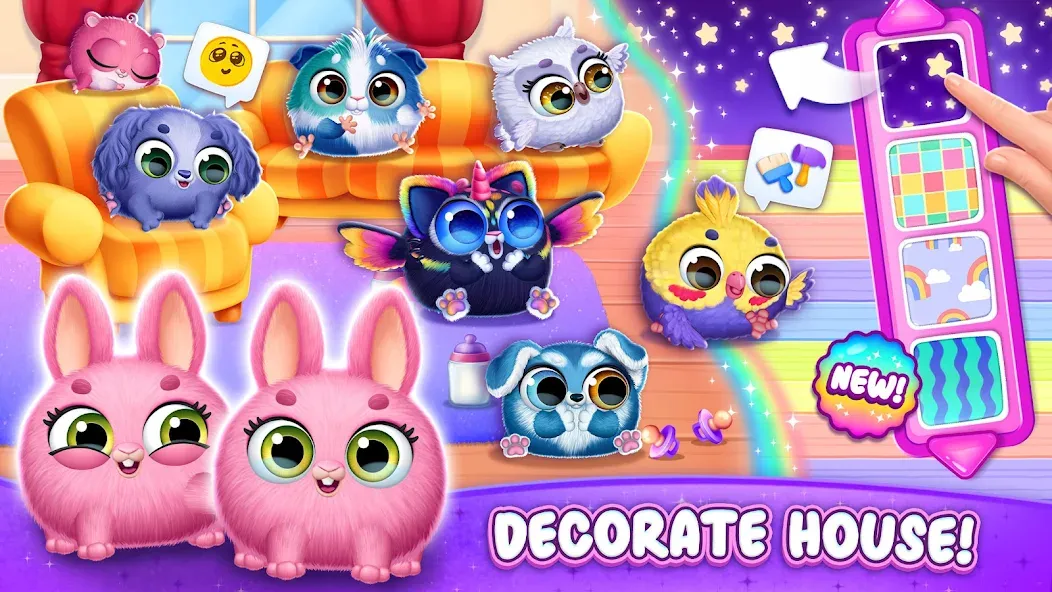 Smolsies 2 - Cute Pet Stories [MOD: милые питомцы и безлимитные ресурсы] Screenshot 3