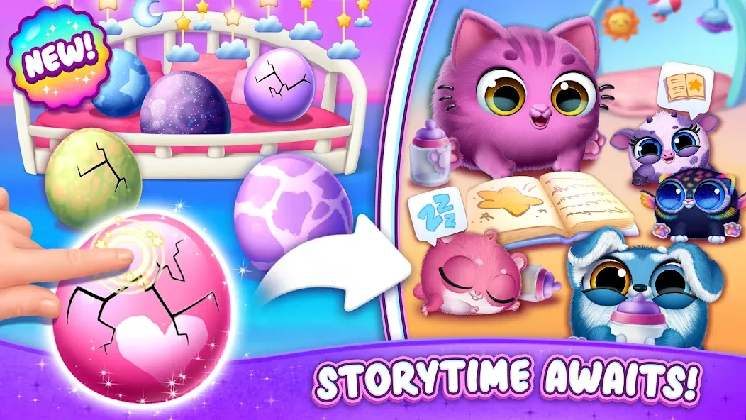 Smolsies 2 - Cute Pet Stories [MOD: милые питомцы и безлимитные ресурсы] Screenshot 4