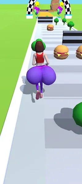 Twerk Race 3D: Belly Body Run [MOD: безлимитные деньги и алмазы] Screenshot 4
