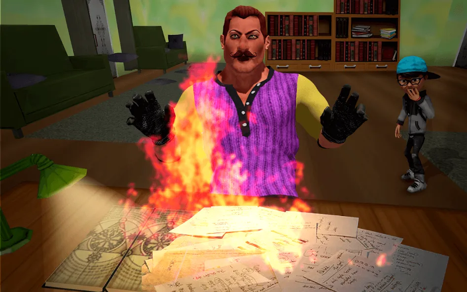 Scary Neighbor Strange Teacher [MOD: безлимитные деньги и открыты все уровни] Screenshot 2